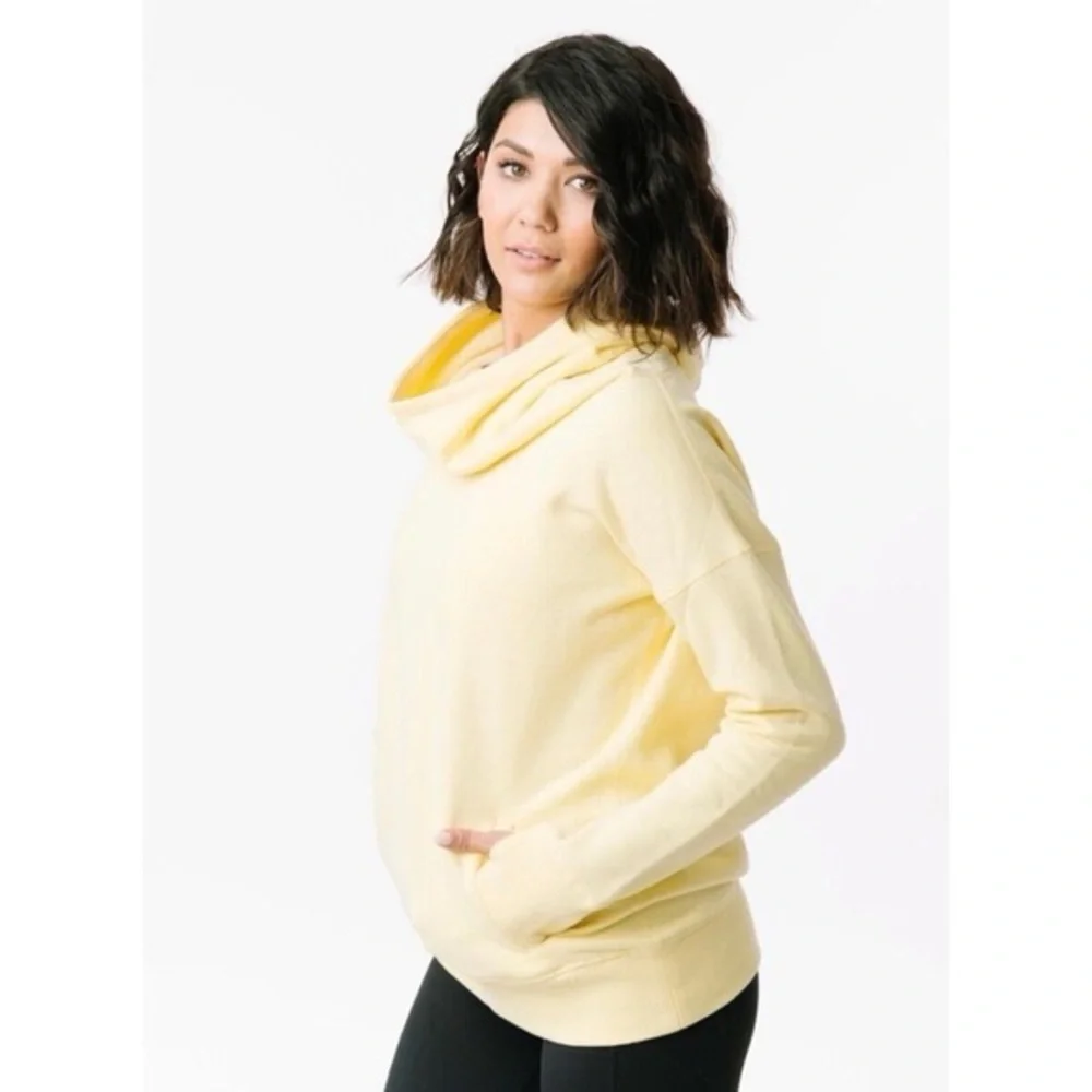 ZYIA Oh So Soft Yellow Hoodie - Picture 3 of 5